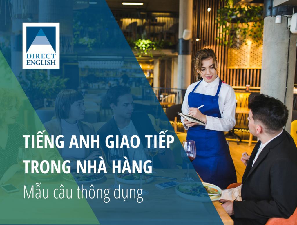Tiếng anh giao tiếp trong nhà hàng