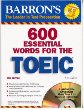 Sách 600 ESSENTIAL WORDS FOR THE TOEIC - giúphọc từ vựng TOEIC hiệu quả