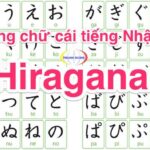 Bảng chữ cái tiếng Nhật Hiragana và cách ghi nhớ đơn giản nhất