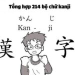 Trọn 214 bộ thủ kanji cơ bản khi học tiếng nhật