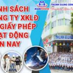 Danh sách những công ty có giấy phép xuất khẩu lao động Nhật Bản của Bộ Lao Động Thương Binh & Xã Hội