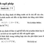 Ngữ pháp tiếng Nhật bài 1 trong giáo trình Minna no Nihongo