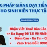 Phương Pháp Giảng Dạy Tiếng Nhật Cho Sinh Viên Thực Tập