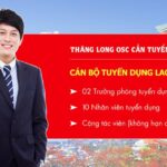 Tuyển 12 cán bộ tuyển dụng xuất khẩu lao động chế độ đãi ngộ cao