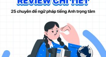 Review sách 25 chuyên đề ngữ pháp tiếng Anh trọng tâm