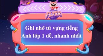 Tổng hợp từ vựng tiếng Anh lớp 1 theo sách giáo khoa [+ BÀI TẬP]