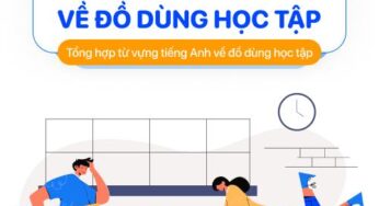 Tổng hợp các từ vựng tiếng Anh về đồ dùng học tập phổ biến nhất