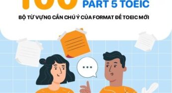 Từ vựng part 5 TOEIC: Bộ từ vựng cần chú ý của format đề TOEIC mới
