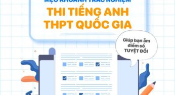 Các mẹo khoanh trắc nghiệm tiếng Anh trong bài thi THPTQG!