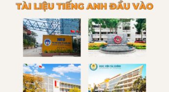 [FULL] Tài liệu tiếng Anh đầu vào các trường Đại học 2023