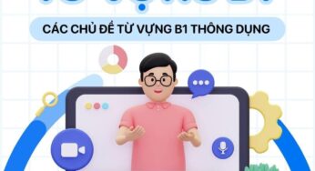 Tổng hợp từ vựng B1 tiếng Anh theo chủ đề đầy đủ, chính xác nhất