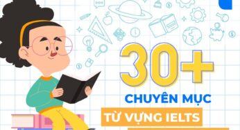 38+ chuyên mục từ vựng IELTS theo chủ đề mới nhất
